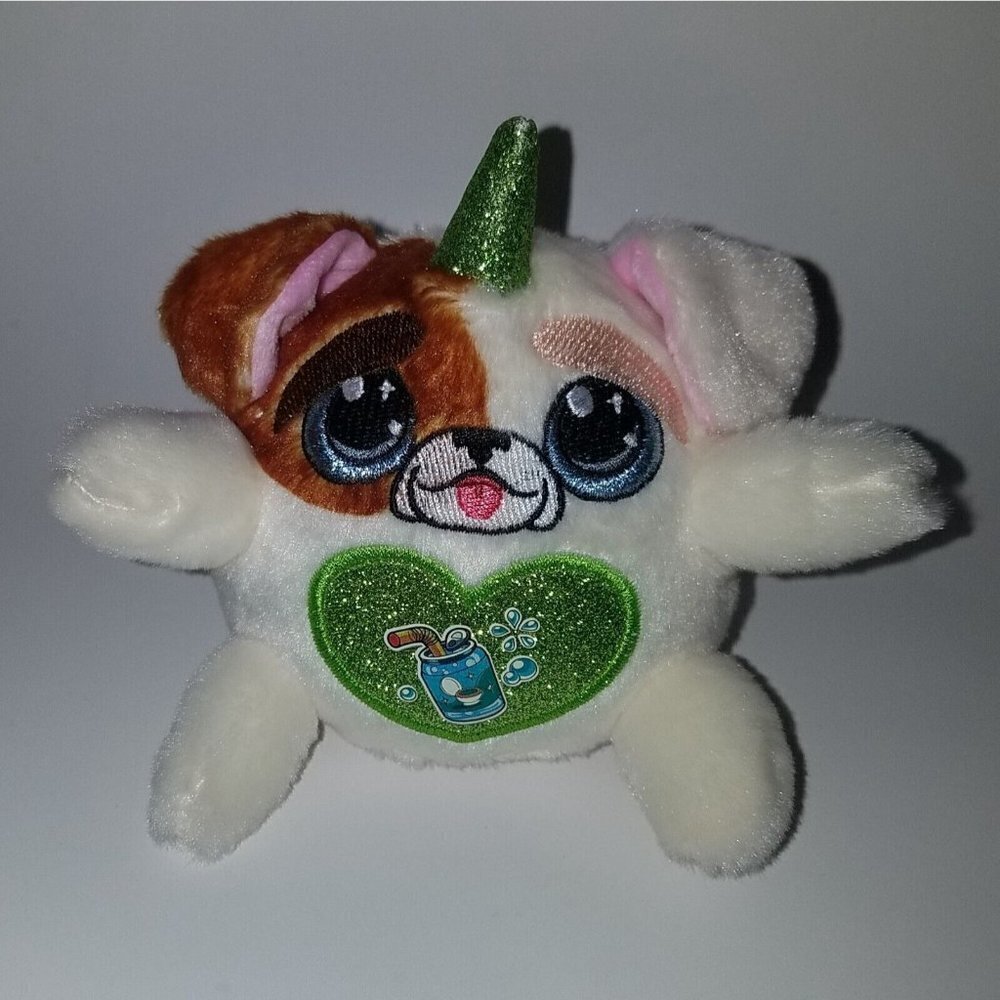 Zuru Rainbocorn Sparkle Heart Surprise Plush Puppy Unicorn Puppycorn Bub-Bub Pug